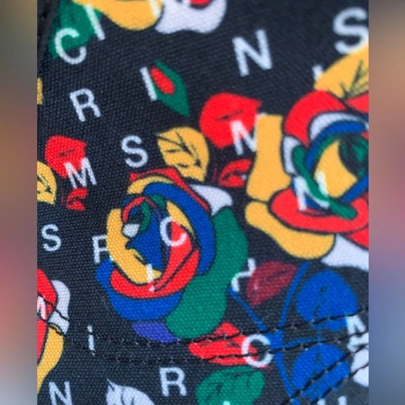 NEW Adidas Nizza High-Top Sneakers: Black, MultiColor Print, Logo9.5 - Picture 6 of 9